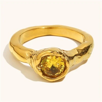 Cincin Cair Champagne CZ