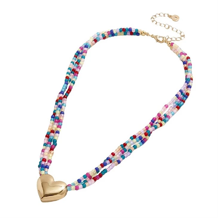 Colorful Love Bead Necklace best