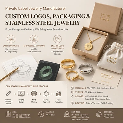 Bagaimana Produsen Perhiasan Private Label Menyesuaikan Logo, Kemasan, dan Pe...