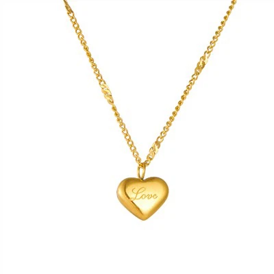 Kalung liontin jantung kembung