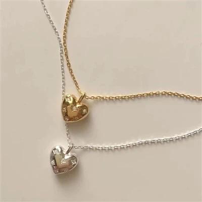 Kalung Hati Pave Pars