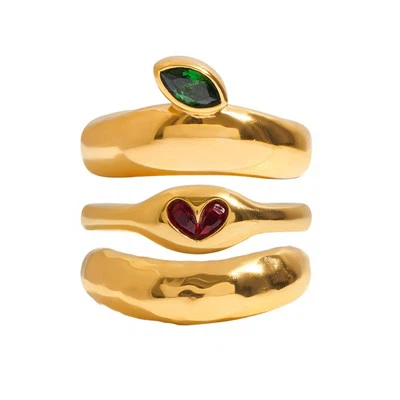 Set Cincin Kubah Zirkon