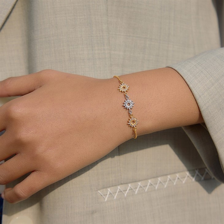 Triple Sun Zircon Bracelet factory